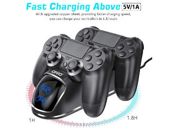 Dual Charging Dock PS 4 Wireless Controller
