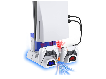  Charging stand with cooling fan for PS5 Digital Edition
